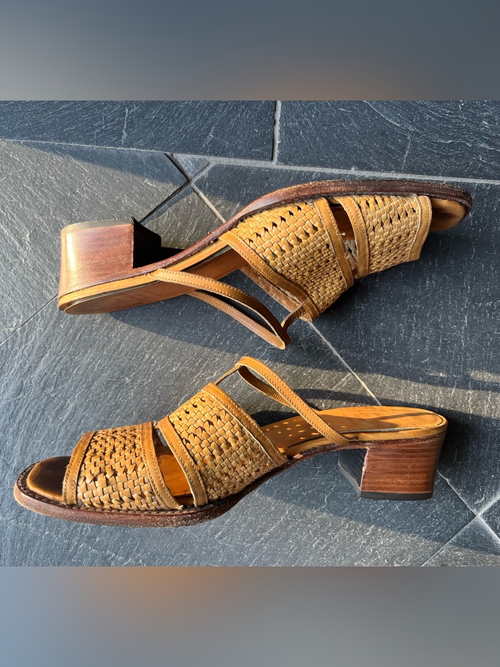 Lovely Albaladejo by Carmina Shoemaker Spanish Leather Mule Sandals